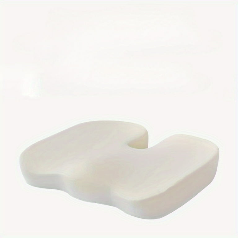 ASHJ 1pc Memory Foam Seat Cushion U Shaped Coccyx Orthopedic Chair Cushion Office Sitting Comfort Cushion