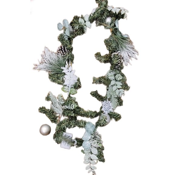 6ft Ashland Pinecone Ornament Snowflake Decor
