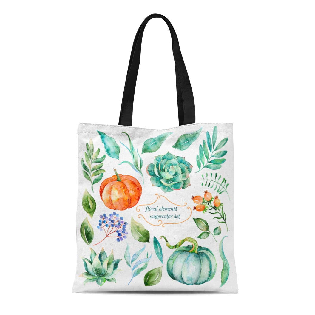 GXVUIS Cactus Flower Canvas Tote Bag For Women - Large Reusable Grocery Shoulder Bag, Aesthetic Succulent Gift - View #6