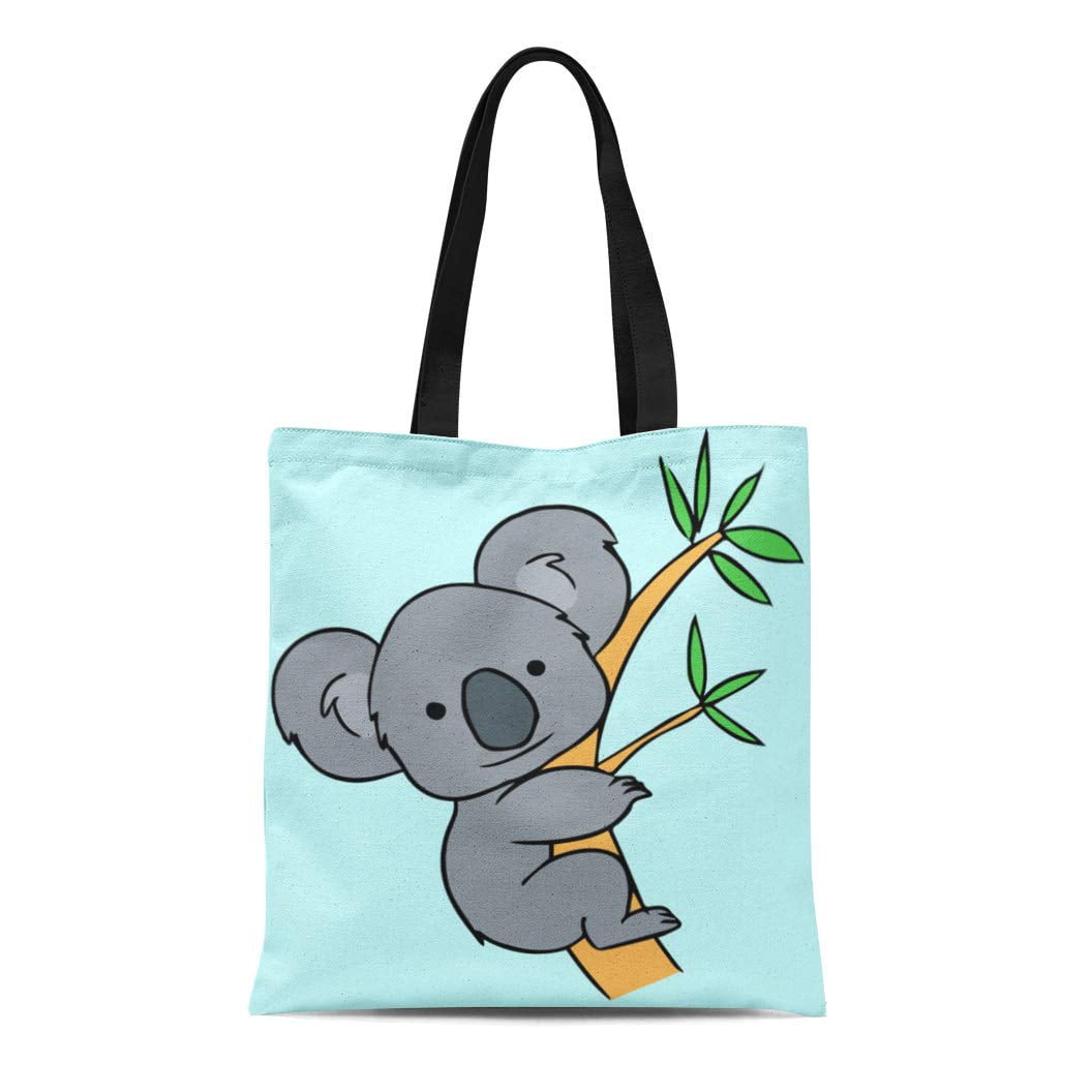 ASHLEIGH Canvas Tote Bag Baby Cute Koala Bear Small Australia