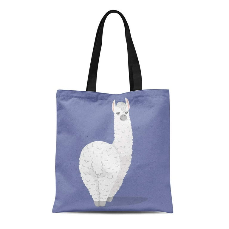 Alpaca shop tote bag