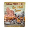thumbnail image 1 of ASHLEIGH Flannel Throw Blanket Antique Road Vintage Route 66 New Mexico Motorcycle America Soft for Bed Sofa and Couch 58x80 Inches, 1 of 1