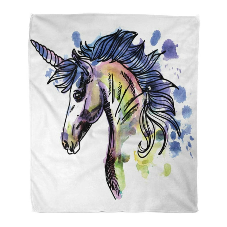 Unicorn throw blanket walmart store