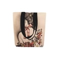 thumbnail image 1 of ASHLEIGH Floral Butterfly Girl Canvas Tote Bag Shoulder Handbag Grocery Bag for School Shopping Travel, 1 of 3