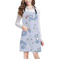 thumbnail image 1 of ASHLEIGH Playful Cats Adjustable Bib Apron for Cooking Baking Gardening Home Kitchen Apron for Women Men with Pockets, 1 of 1