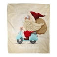 thumbnail image 1 of ASHLEIGH Throw Blanket 58x80 Inches Christmas Motorized Santa Claus Delivery The Funny Fun Warm Flannel Soft Blanket for Couch Sofa Bed, 1 of 1