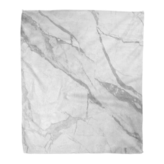 ASHLEIGH Throw Blanket Warm Cozy Print Flannel Brown Black White Marble Wall Gray Abstract Antique Architecture Beautiful Comfortable Soft for Bed Sofa and Couch 50x60 Inches