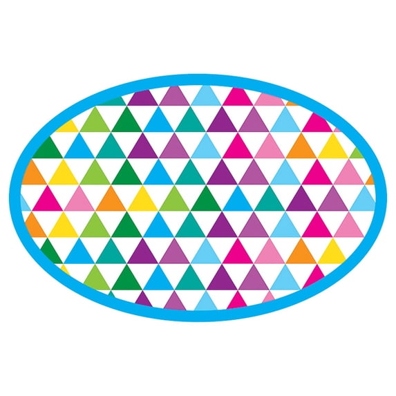 Ashley Productions Color Triangles Magnetic WB Erasers 6/set (ASH09994)