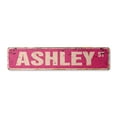 thumbnail image 1 of ASHLEY Vintage Aluminum Street Sign Childrens Name Room Metal Sign rustic metal tin | Indoor/Outdoor |  30" Wide, 1 of 4