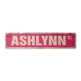 thumbnail image 1 of ASHLYNN Vintage Aluminum Street Sign Childrens Name Room Metal Sign rustic metal tin | Indoor/Outdoor |  30" Wide, 1 of 4