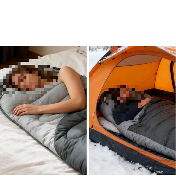 ASHOMELI Camping Sleeping Bags for Adults - 4 Season Warm & Cool Weather - Summer, Spring, Fall, Winter, Lightweight, Waterproof Sleeping Bag for Camping, Traveling, Indoors and Outdoors$$