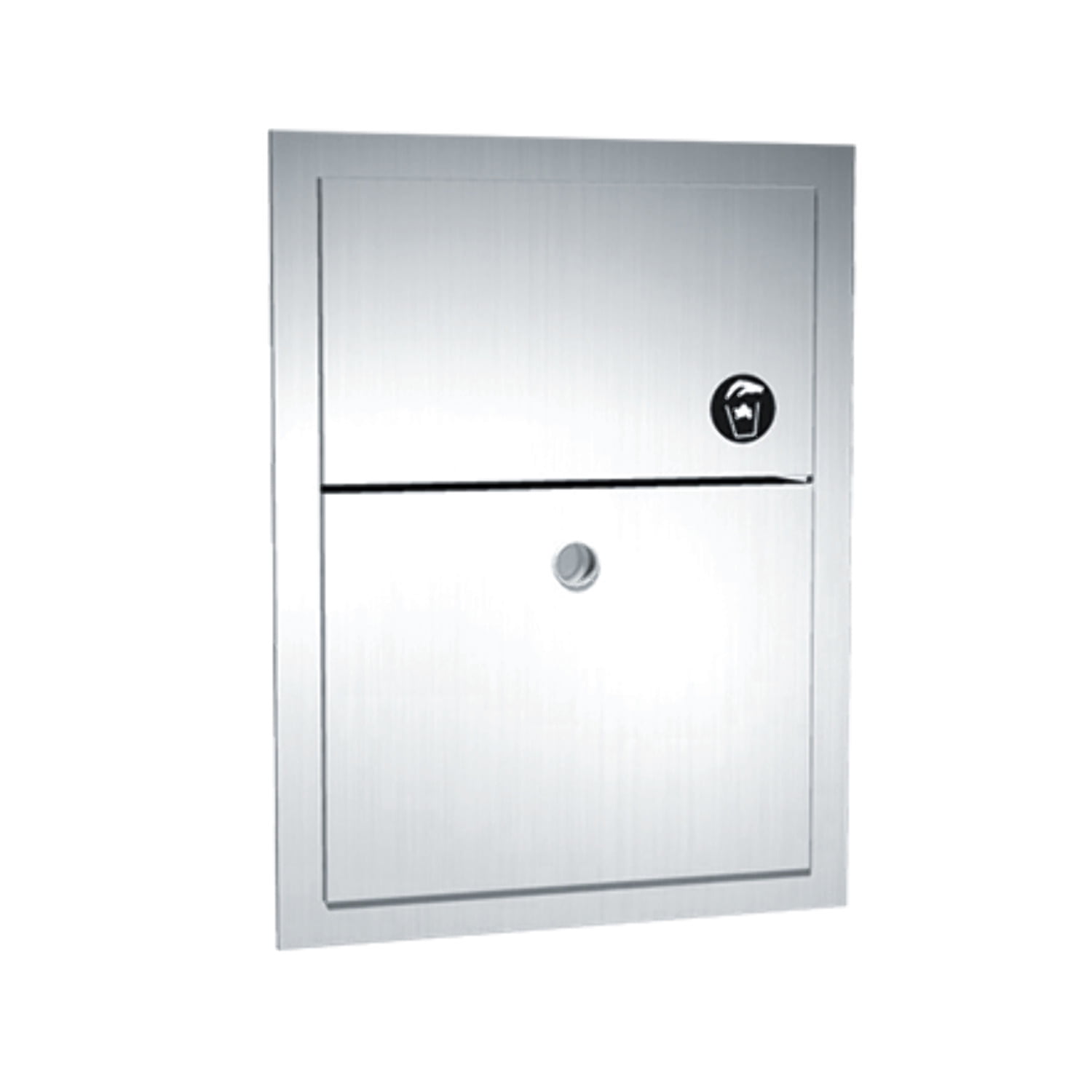 ASI-0473-1 - Sanitary Waste Disposal - w/ Lock - Recessed