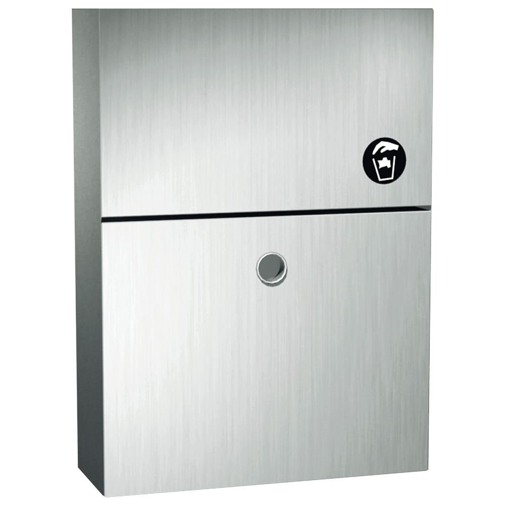ASI 0473-1A - Sanitary Waste Disposal - w/ Lock - Surface Mounted