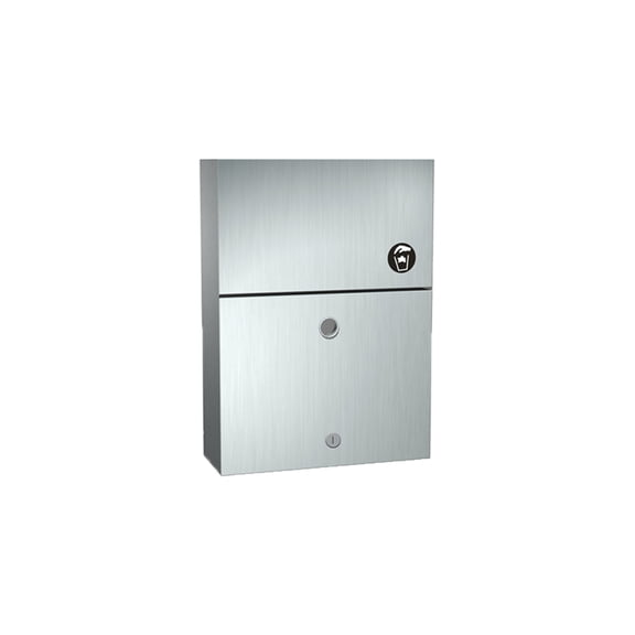 ASI 0473-1A - Sanitary Waste Disposal - w/ Lock - Surface Mounted