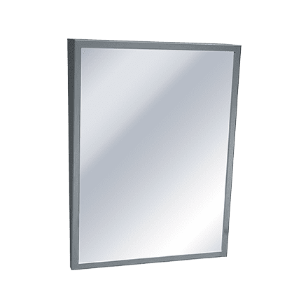 ASI 0535-1836 - Mirror - Fixed Tilt, Stainless Steel Frame18"W X 36"H