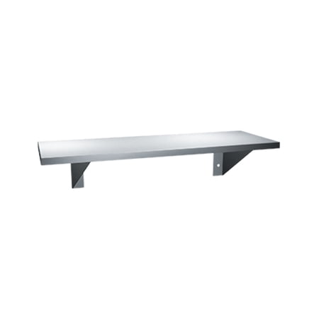 ASI-0692-824 - Shelf - Stainless Steel - 8”D X 24”L - Surface Mounted