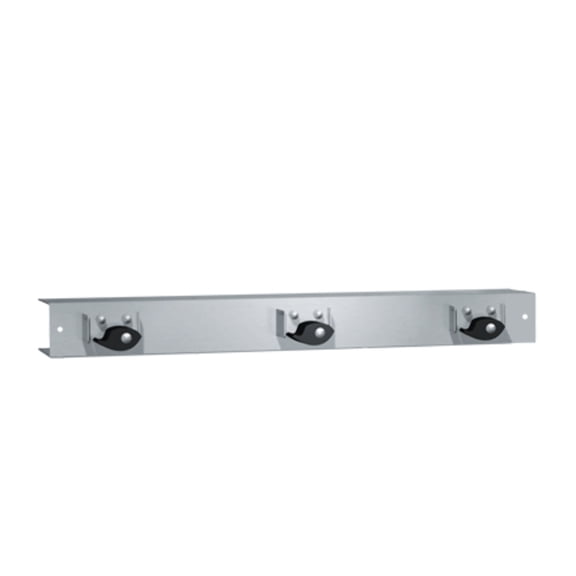 ASI 0796-3 - Mop Rack - 3 Holders - 26" - Surface Mounted
