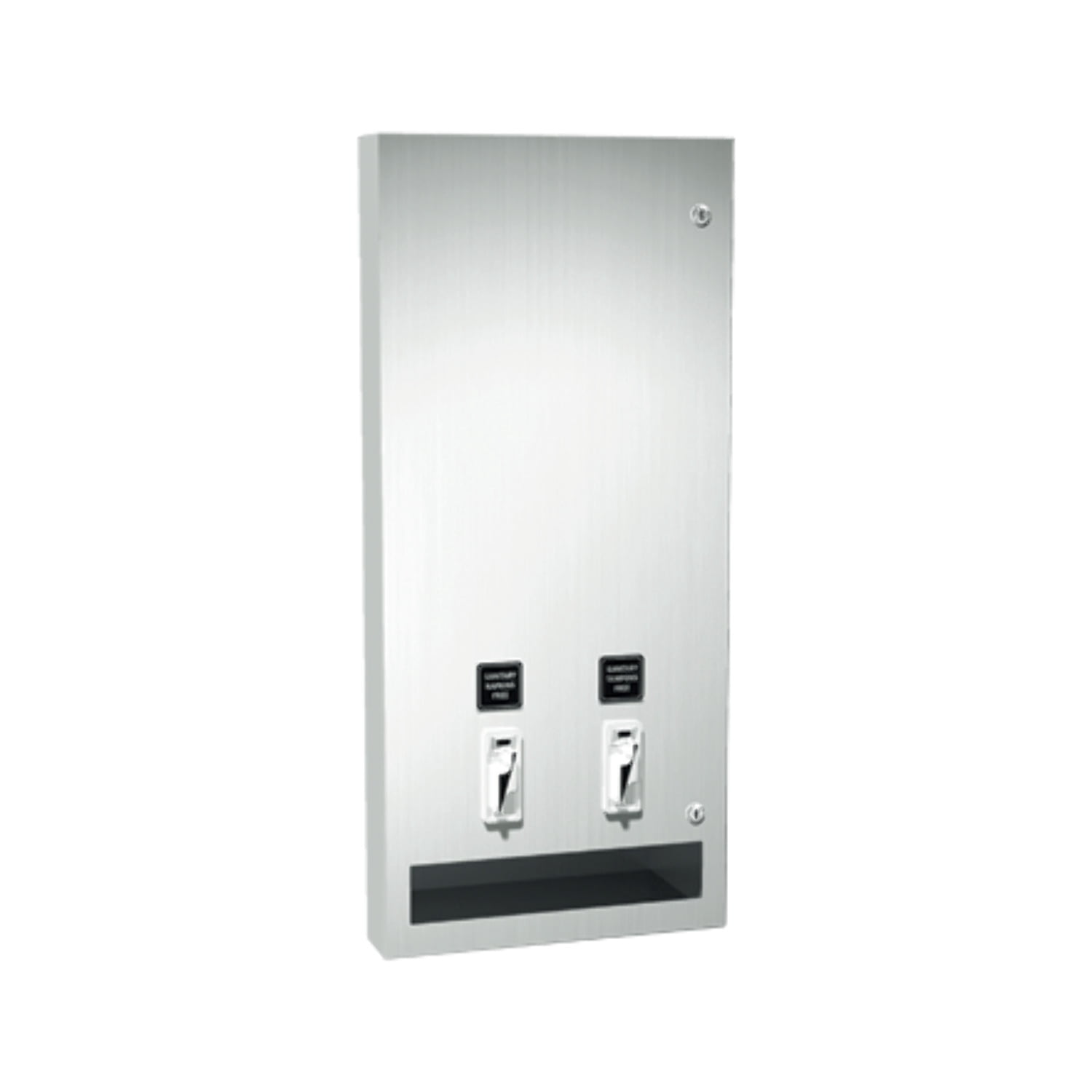 ASI-0864-F - Sanitary Napkin and Tampon Dispenser - Free Operation - Surface Mounted