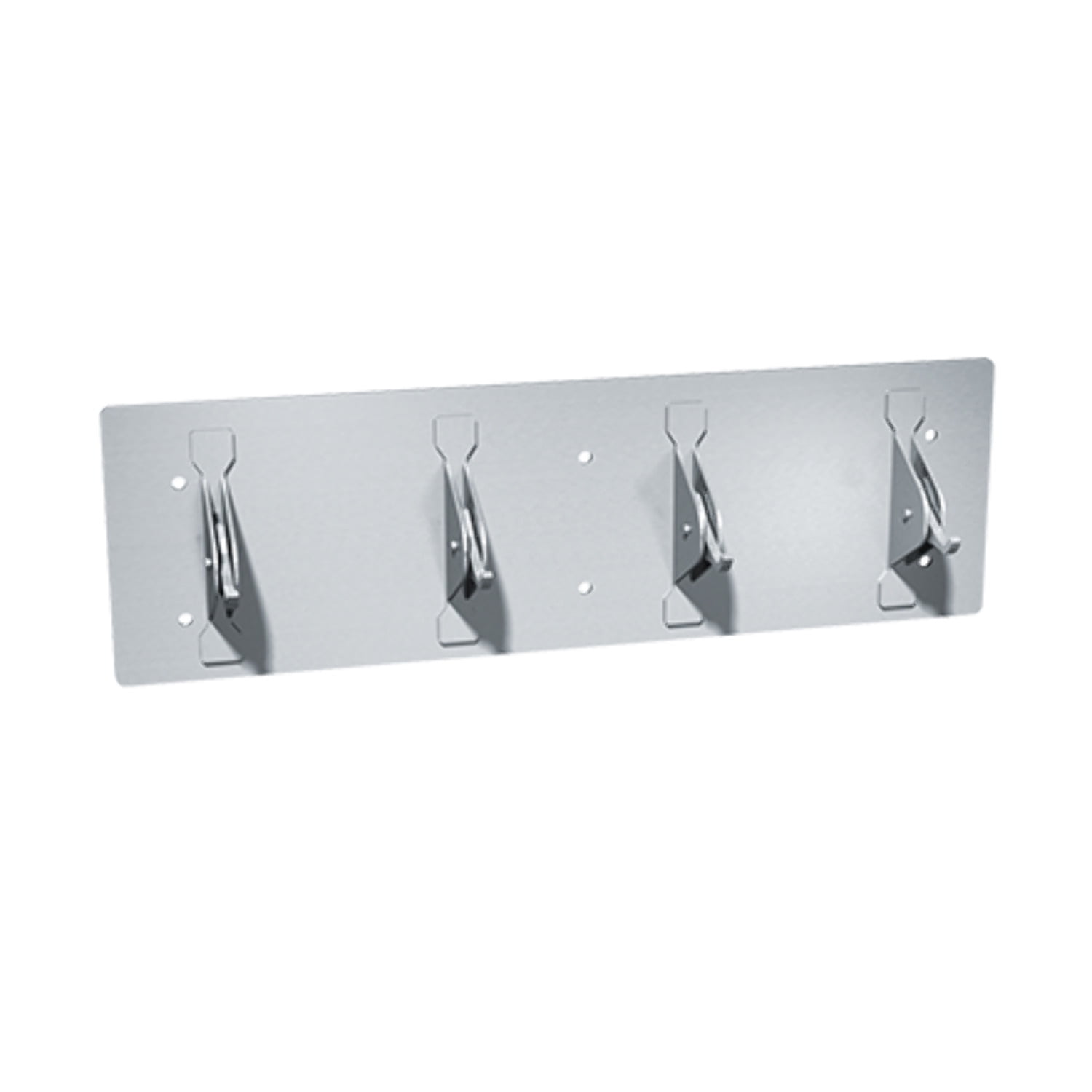 ASI-127 - Security Clothes Hook Strip - Front Mount - Surface Mounted