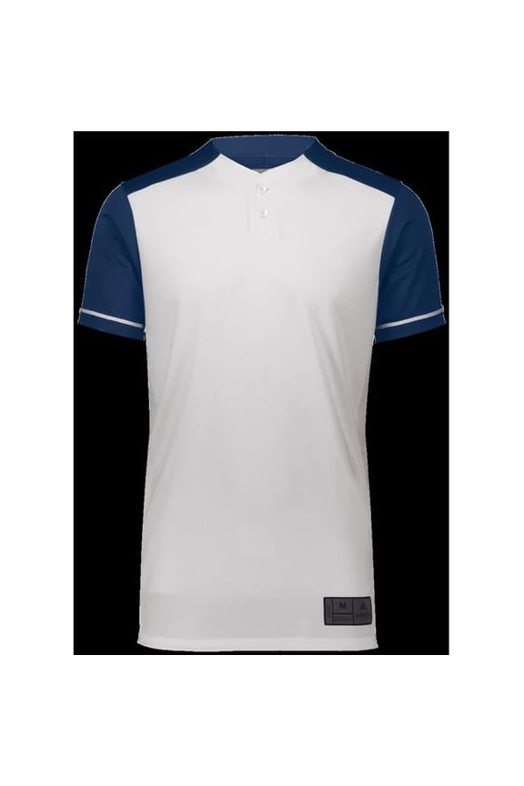 ASI 1568.221.2XL Adult Closer Jersey, White & Navy - 2XL