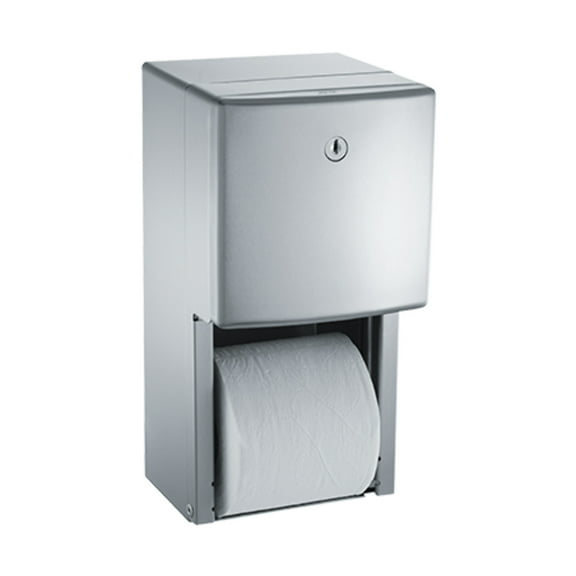 ASI 20030 - Roval - Toilet Tissue Dispenser - Twin Hide-A-Roll - Surface Mounted
