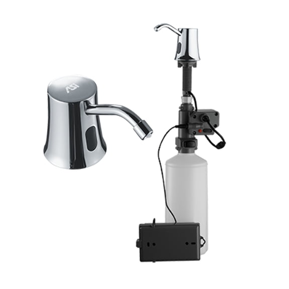 ASI 20333 - Auto Soap Dispenser - Liquid - Battery - Vanity Mounted