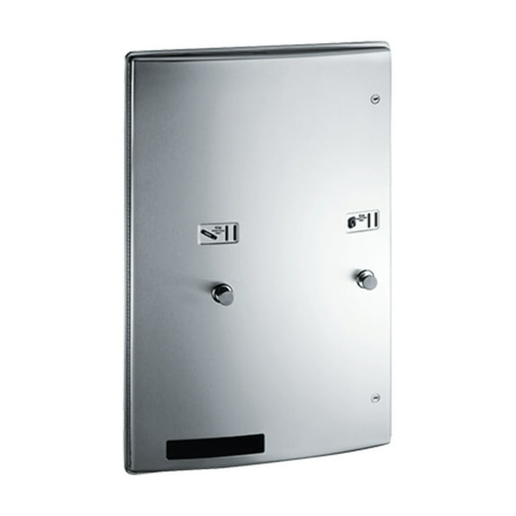 ASI 204684-F - Roval™ - Sanitary Napkin and Tampon Dispenser - Free Operation - Recessed