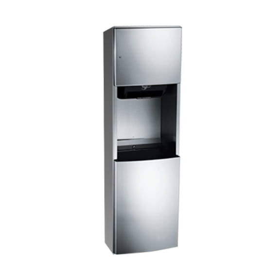 ASI 204692A-9 - Roval - Auto Paper Towel Dispenser Removable Waste Receptacle - Roll - Battery - 17.8 gal. - Surface Mounted