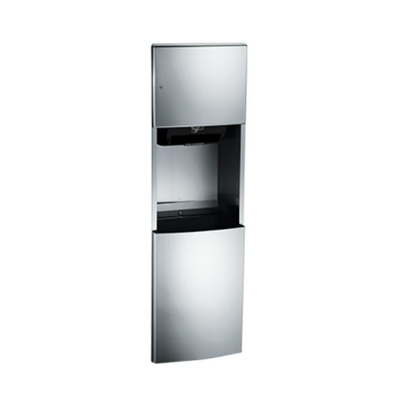 ASI 204692A - Roval - Auto Paper Towel Dispenser Removable Waste Receptacle - Roll - 17.8 gal. - Recessed