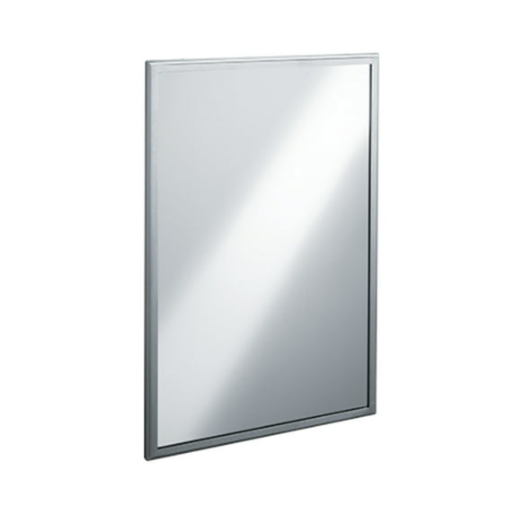 ASI 20650-B1830 - Roval™ - Mirror - Stainless Steel, Inter-Lok Frame - Tempered Glass (-B) - 18"W X 30"H - Surface Mounted