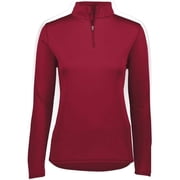 ASI 2787.J36.XS Ladies Attain Wicking 1 by 4 Zip Pullover, Cardinal - Extra Small
