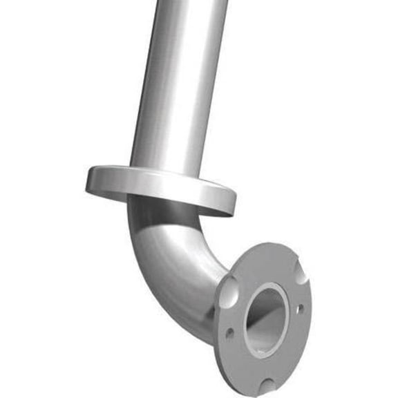 ASI-3704-R - Snap Flange (1-1/4" O.D) Smooth - 90 Angle, 16" x 32 - right hand