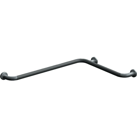 ASI-3874-P - Snap Flange (1-1/2" O.D) Peened - Horizontal Grab Bar, 18-1/8 x 33-1/8