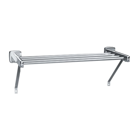 ASI-7309-18S - Towel Shelf - Satin Stainless Steel - 18"L - Surface Mounted