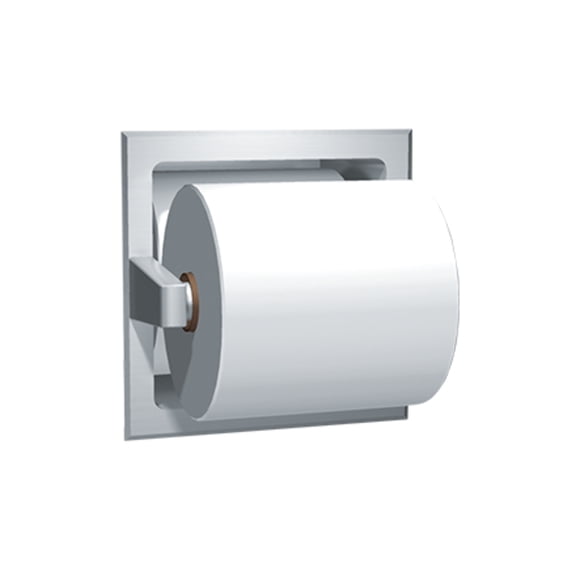 ASI-7403-S - Toilet Tissue Spare Holder - Satin Stainless Steel - Recessed