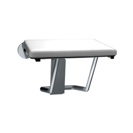 ASI-8204 - Folding Shower Seat - Rectangular, ADA - Padded w/ Phenolic Core - Compact 18"W