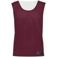 thumbnail image 1 of ASI 9717.380.XL Adult Mesh Reversible Pinnie Top, Maroon & White - Extra Large, 1 of 6