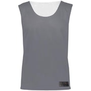 ASI 9718.R04.S Youth Mesh Reversible Pinnie Top, Graphite & White - Small