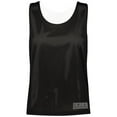 thumbnail image 1 of ASI  Ladies Mesh Reversible Pinnie Top, Black & White - 2XL, 1 of 1