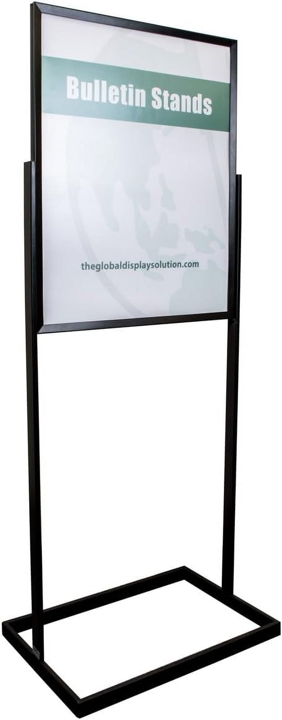 ASIA SOURCES, INC Premium Floor Sign Holder with rectangular tube base ...