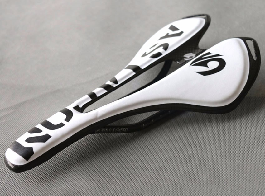 Carbon Leather Bicycle Soft Wide Saddle Road Bike MTB Seat