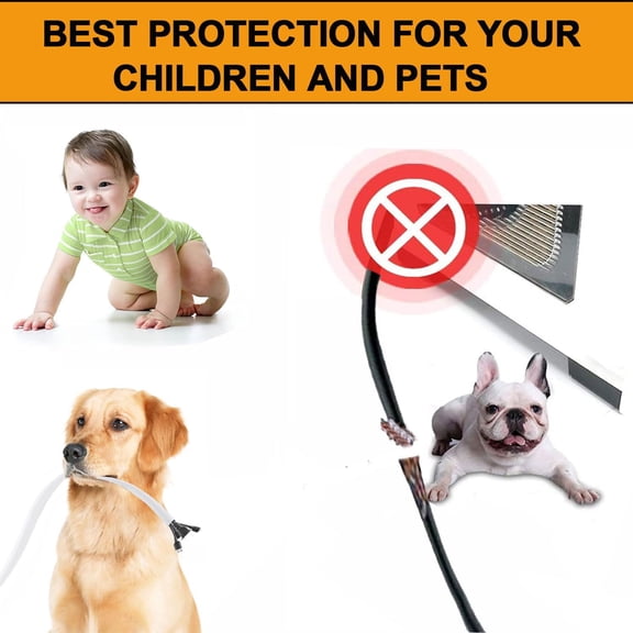 ASIASN-1/4" x50ft Split Sleeve Cable Organizer - Wire Protector Sleeving for Desk, PC, TV, Home Office | Cord Management Cover, Easy Install, White