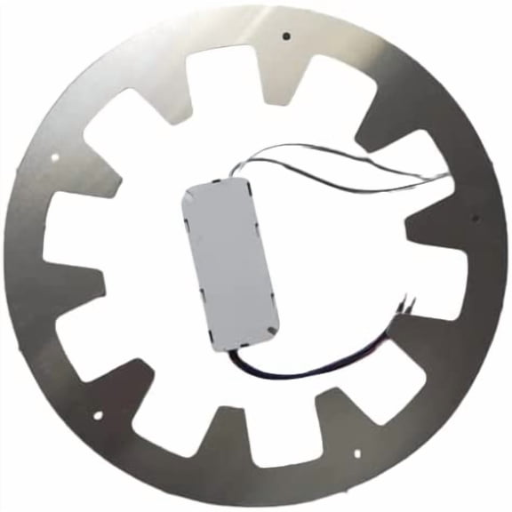 ASIASN-1-Pack Led Panel Ceiling Light Fixtures 24w 5730 SMD Circle Annular Round Replacement Board Bulb White 6500K (White)