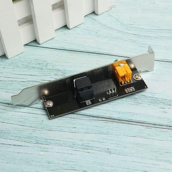 ASIASN-1 pcs SPDIF Optical and RCA Out Plate Cable Bracket for ASUS MSI Gigabyte Motherboard