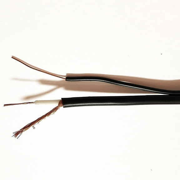 ASIASN-100ft Video Power Camera Cable All-in-One Pre-Made Cable for DVR Surveillance Security CCTV Camera BNC Cable Extension Cord Lead