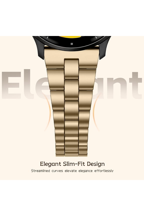 -18mm Slim Metal Compatible with Garmin Venu 4 41mm Watch Band/Venu 3S 41mm/Vivoactive 4S/Vivomove 3S/Venu 2S/Forerunner 255S 265S, Stainless Steel Dressy Thin Chain Strap for Women Men