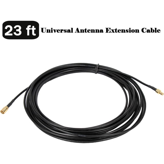 ASIASN-23' XM Antenna Extension Cable for Sirius Home Vehicle Satellite Radio Stereo Receivers Tune Straight SMB Male to Straight SMB Female