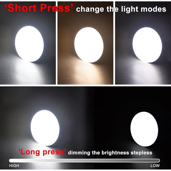 ASIASN-3000LM Portable Camping Light with 7800mAh Battery  12H Max Run Time, 3 Light Modes Tent Light  Camping Lantern for Hiking, Emergency Use & Hurricane Power Outages (60W(6.29 in))