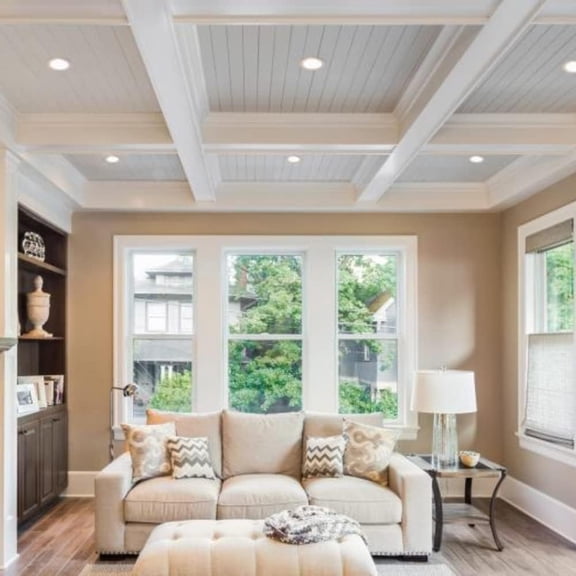 ASIASN-4 Inch Retrofit LED Downlight,10 Watt, 75 Watt Equal, Dimmable, Selectable CCT 2700K / 4000K / 5000K, Integrated Smooth Trim, 120V, Title 24 Compliant, 800 Lumens