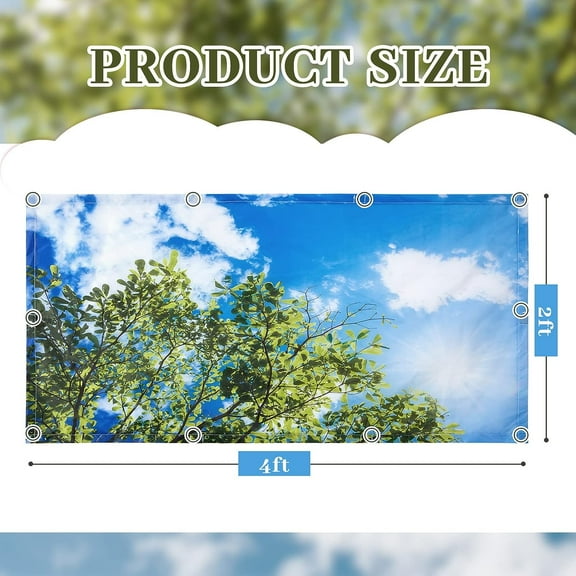 ASIASN-4 Pack Fluorescent Light Covers 4 x 2 Feet Magnetic Light Cover for Drop Ceiling, Fluorescent Ceiling Shade Filters for Office Classroom Home Hospital Decor(Sunny)